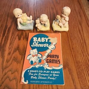 Vintage Infant Baby Shower Gifts/Games